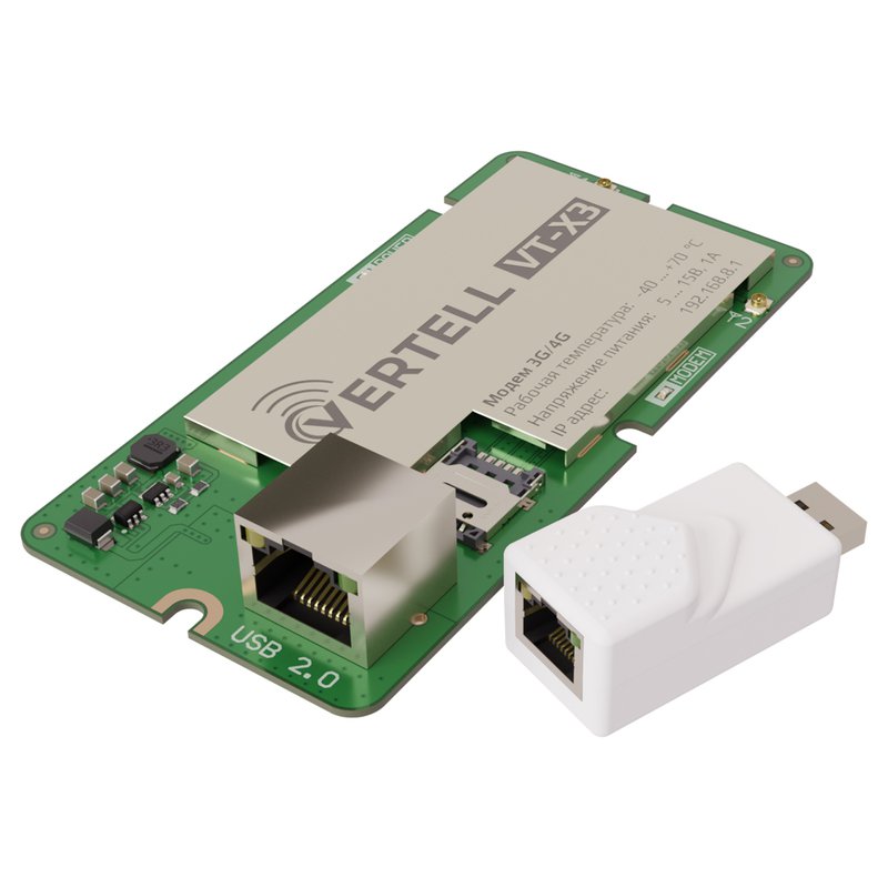 Детальное изображение товара "Встраиваемый модем VERTELL VT-X3U EC-25EU" из каталога оборудования Антенна76