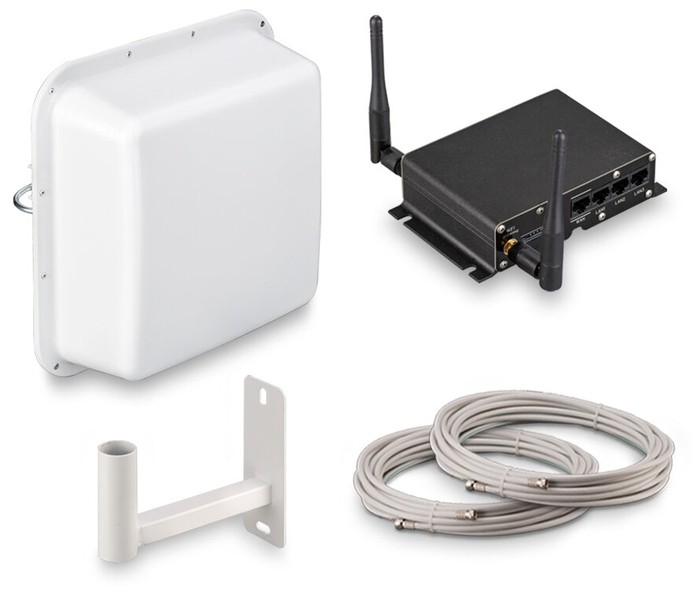 Детальное изображение товара "Комплект 3G/4G интернета Kroks KSS15-3G/4G-MR AllBands" из каталога оборудования Антенна76