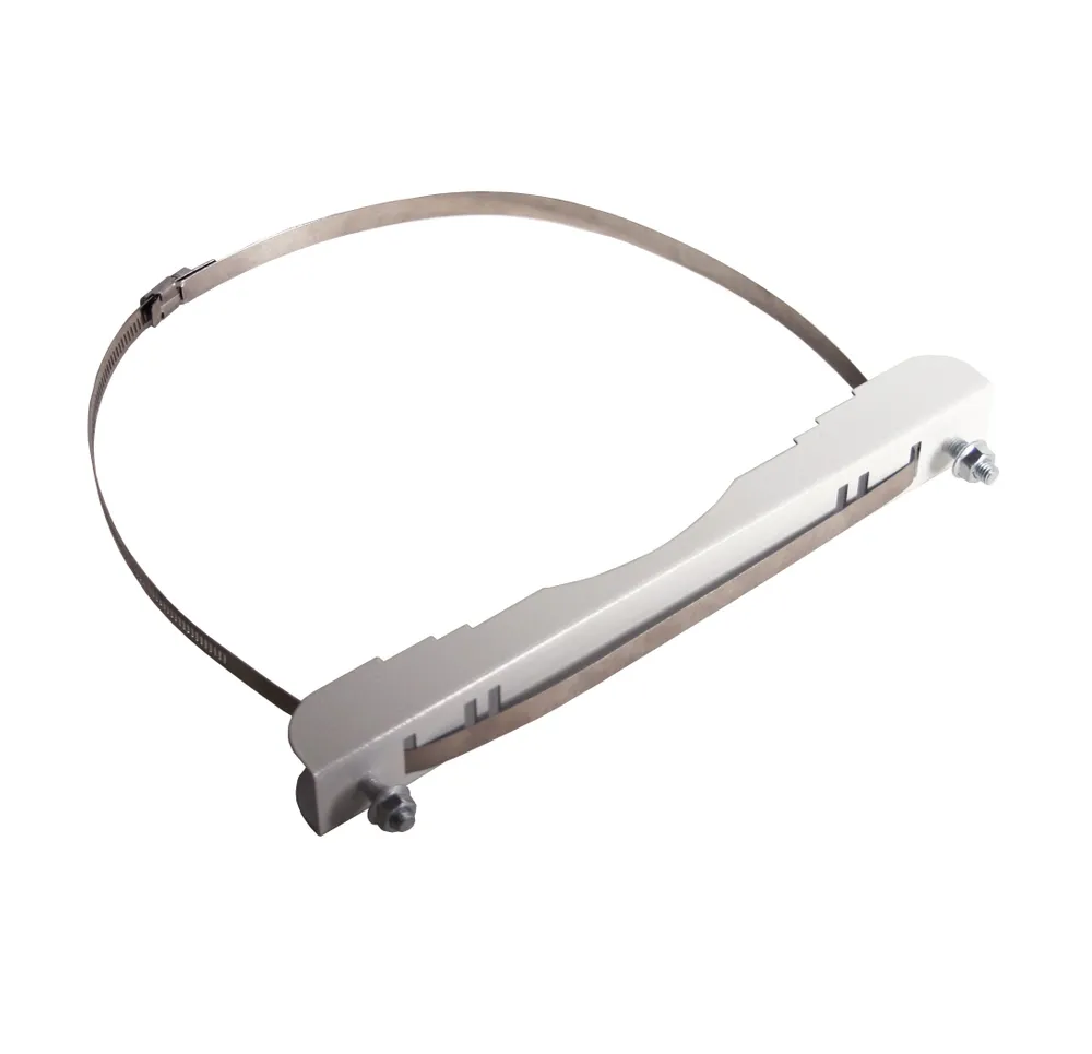 Детальное изображение товара "Крепления к столбу для щитов шириной 300 мм" из каталога оборудования Антенна76