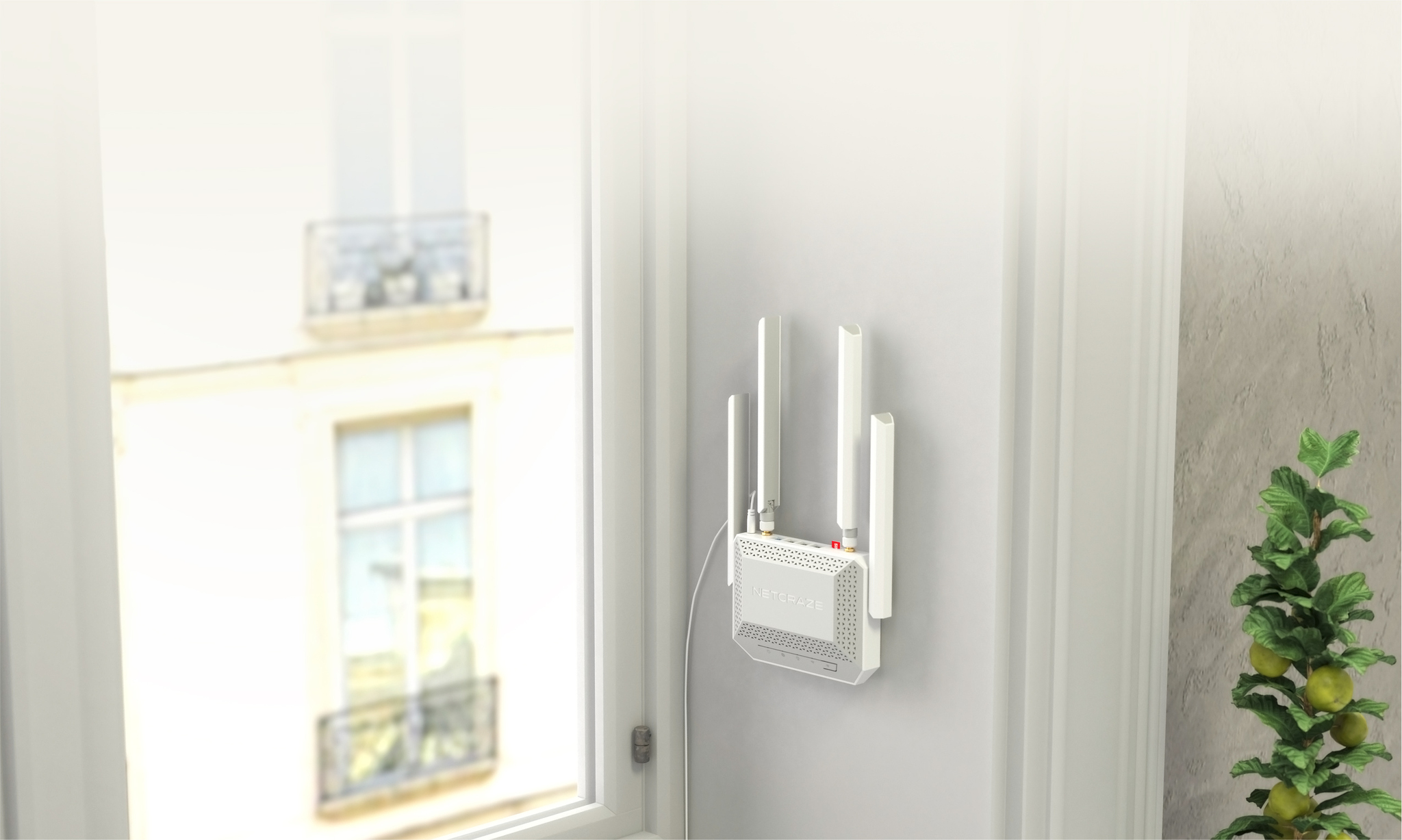 Детальное изображение товара "WI-FI роутер Netcraze Speedster 4G+ (NC-2911)" из каталога оборудования Антенна76