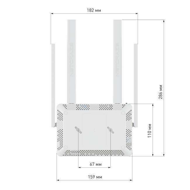 Детальное изображение товара "WI-FI роутер Netcraze Speedster (NC-3013)" из каталога оборудования Антенна76