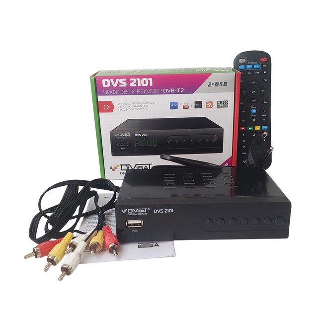 Детальное изображение товара "ТВ приставка DVB-T2/T/C Divisat DVS 2101" из каталога оборудования Антенна76