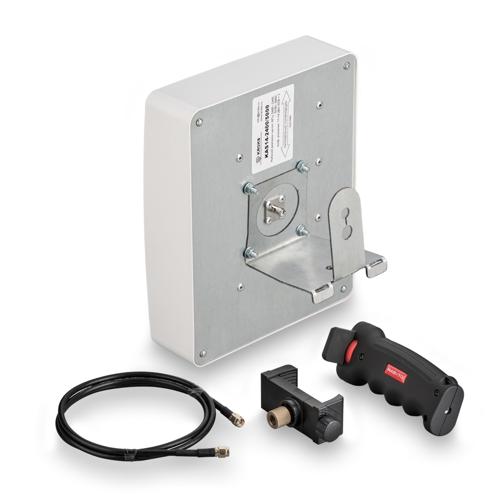 Детальное изображение товара "Измерительная WiFi антенна Kroks KPM12-2400/5000" из каталога оборудования Антенна76