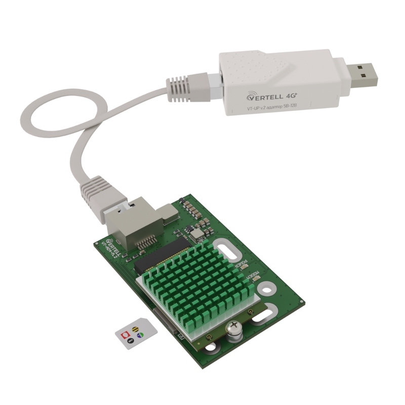 Детальное изображение товара "Адаптер USB VERTELL VT-AD4-M.2 с VT-UP v.2" из каталога оборудования Антенна76