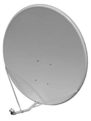 Офсетная антенна (тарелка) D80 Супрал СТВ-0,8-1,1 0,7 St АУМ с кронштейном СКН 600-900
