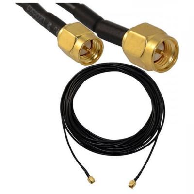 Сборка SMA-male - SMA-male, 5D-FB черный