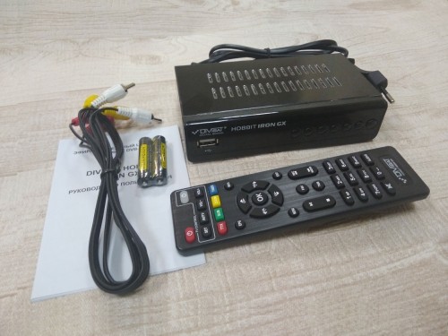 Детальное изображение товара "ТВ приставка Divisat HOBBIT IRON GX" из каталога оборудования Антенна76