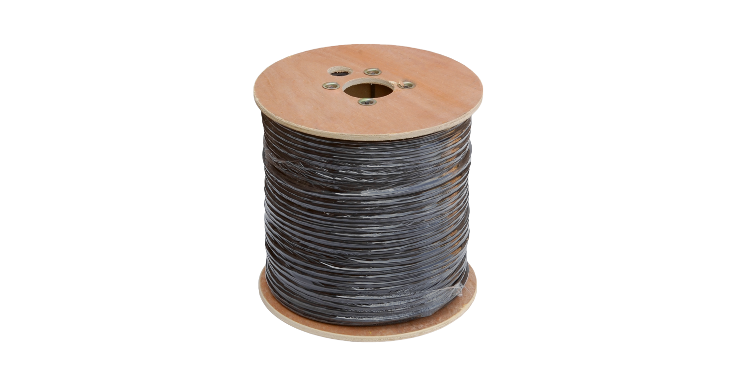 Детальное изображение товара "Витая пара Netlan UTP4 CAT5e EC-UU004-5E-PE-SW-BK уличный с тросом" из каталога оборудования Антенна76