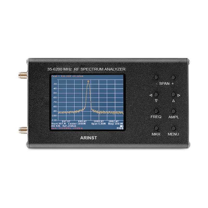 Детальное изображение товара "Портативный анализатор спектра Vegatel Arinst SSA-TG R2 (с трекинг-генератором)" из каталога оборудования Антенна76
