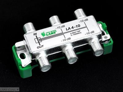 Абонентский ответвитель  LANS LA4-10 (5-1000 МГц)