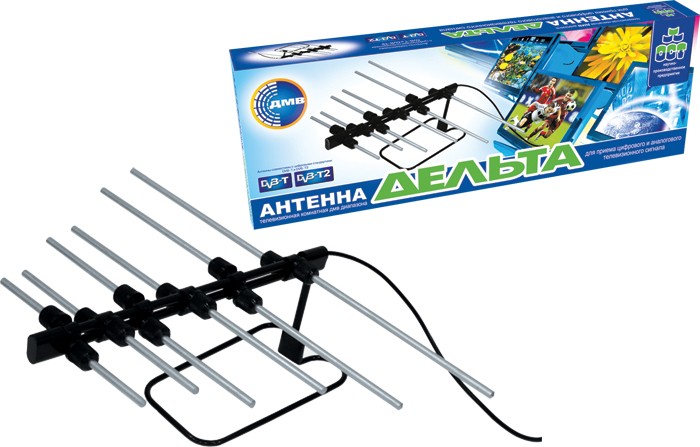 Детальное изображение товара "ТВ антенна Дельта активная комнатная" из каталога оборудования Антенна76