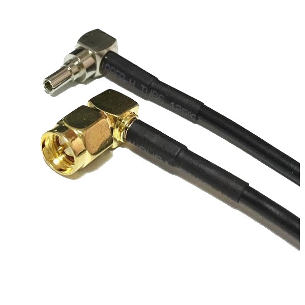 Детальное изображение товара "Пигтейл SMA-male (угол) - CRC-9" из каталога оборудования Антенна76