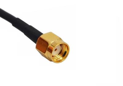 Сборка SMA-male - RP-SMA-male, RG-58 черный