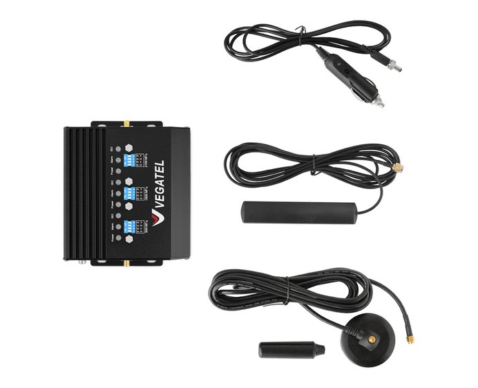 Комплект усиления сотовой связи Vegatel AV1-900E/1800/3G-KIT автомобильный Детальное изображение товара "Комплект усиления сотовой связи Vegatel AV1-900E/1800/3G-KIT автомобильный" из каталога оборудования Антенна76