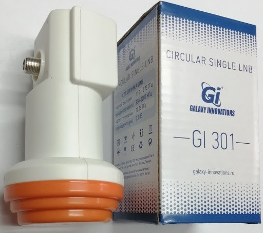 Детальное изображение товара "Конвертор спутниковый круговой 1 выход Galaxy Innovations GI-301 Circular Single" из каталога оборудования Антенна76