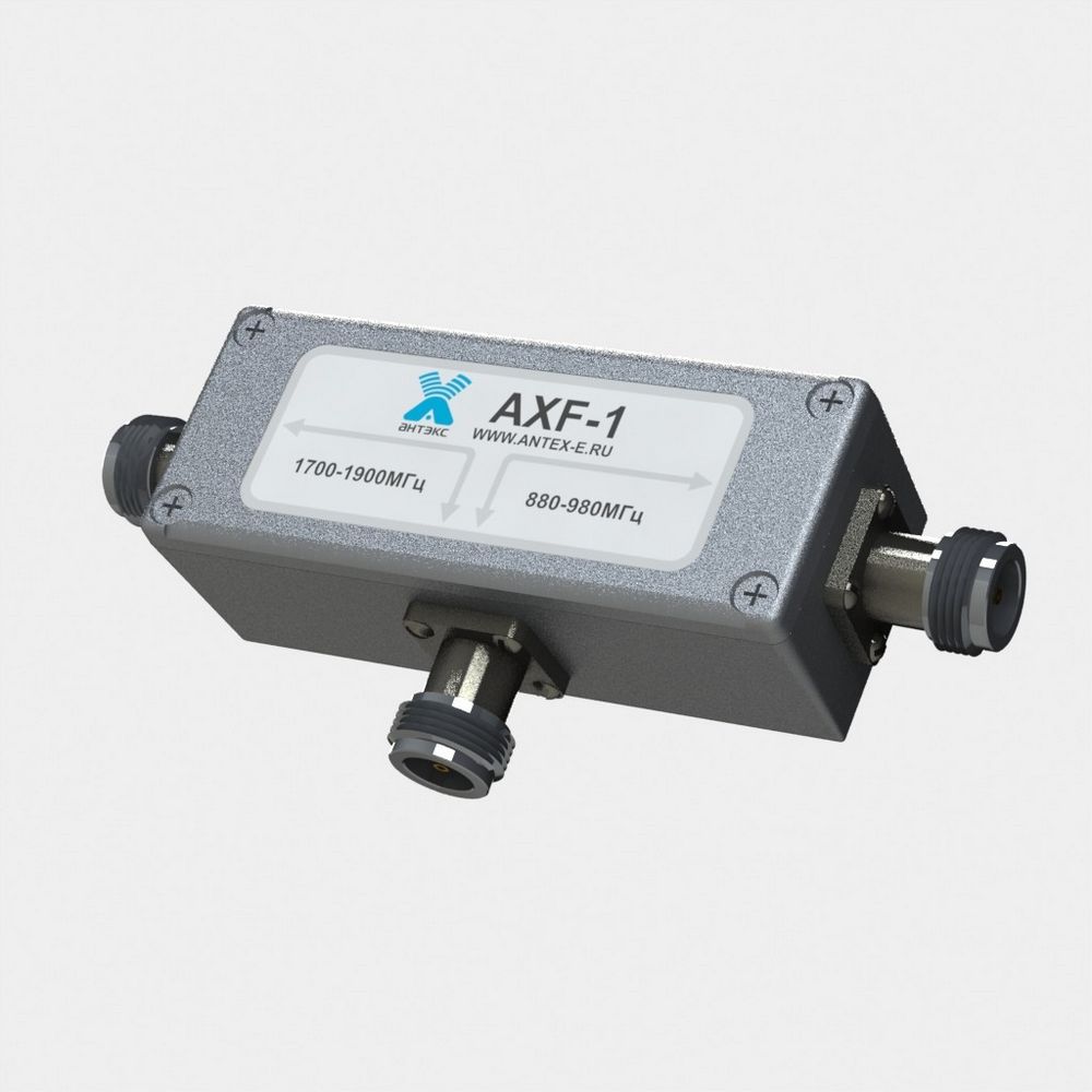 Детальное изображение товара "Частотный диплексер Антэкс AXF-1 для стандартов GSM900/GSM1800/LTE1800" из каталога оборудования Антенна76