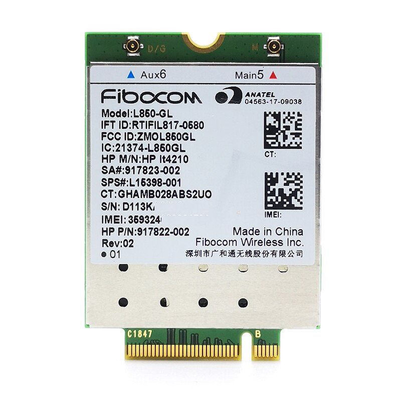 Детальное изображение товара "Модем Fibocom L850-GL (4G LTE CAT9, M.2)" из каталога оборудования Антенна76