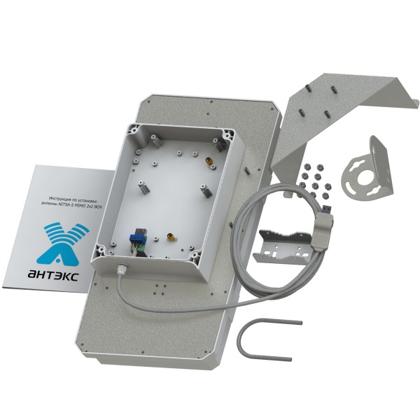 Детальное изображение товара "Антенна Антэкс NITSA-5 MIMO BOX панельная с гермобоксом 14 дБ" из каталога оборудования Антенна76
