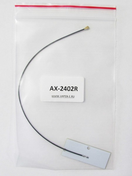 Детальное изображение товара "Антенна WI-FI Антэкс AX-2402R PCB 2 дБ (для WI-FI модуля)" из каталога оборудования Антенна76