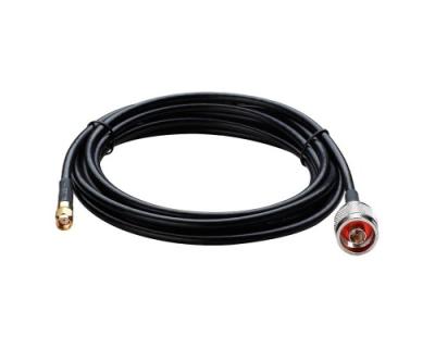 Изображение анонса товара "Сборка N-male - RP-SMA-male, 5D-FB черный" каталога оборудования Антенна76