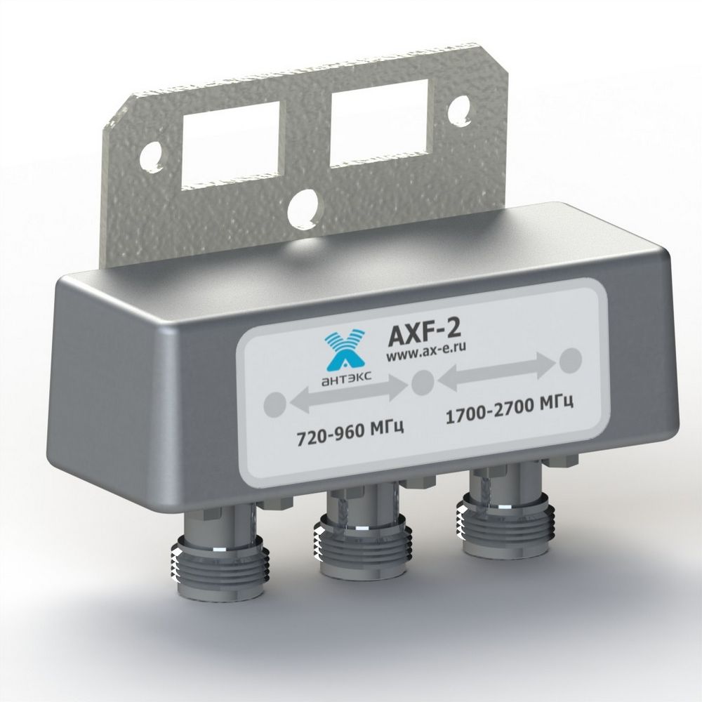 Частотный диплексер Антэкс AXF-2 для стандартов GSM900/GSM1800/2G/3G/4G/WIFI Детальное изображение товара "Частотный диплексер Антэкс AXF-2 для стандартов GSM900/GSM1800/2G/3G/4G/WIFI" из каталога оборудования Антенна76