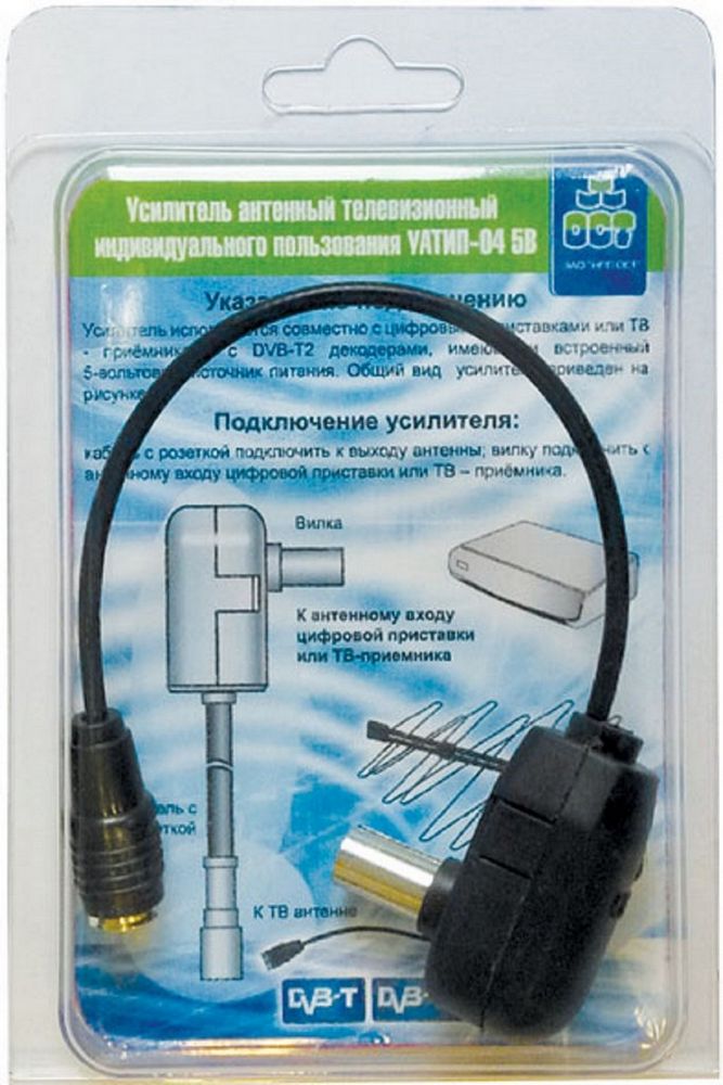 Детальное изображение товара "Усилитель телевизионный Дельта УАТИП-04 5В" из каталога оборудования Антенна76