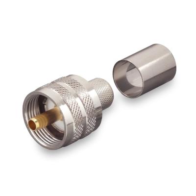 Разъем UHF U-111B PL259 (папа, male) на кабель 8D-FB, RG213, LMR400, RG8 (под обжим)