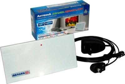 ТВ антенна Дельта ЦИФРА.12V MAX активная комнатная ТВ антенна Дельта ЦИФРА.12V MAX активная комнатная