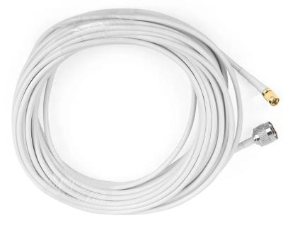 Сборка N-male - RP-SMA-male, RG-58, белый