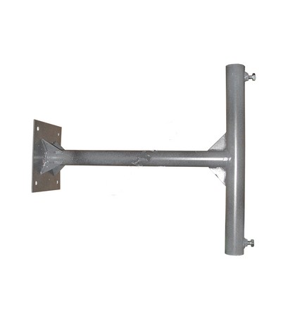 Детальное изображение товара "Кронштейн стеновой Т-образный с вылетом 50 см для мачты" из каталога оборудования Антенна76