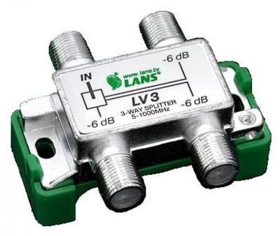 Делитель на 3 отвода LANS LV3 Делитель на 3 отвода LANS LV3