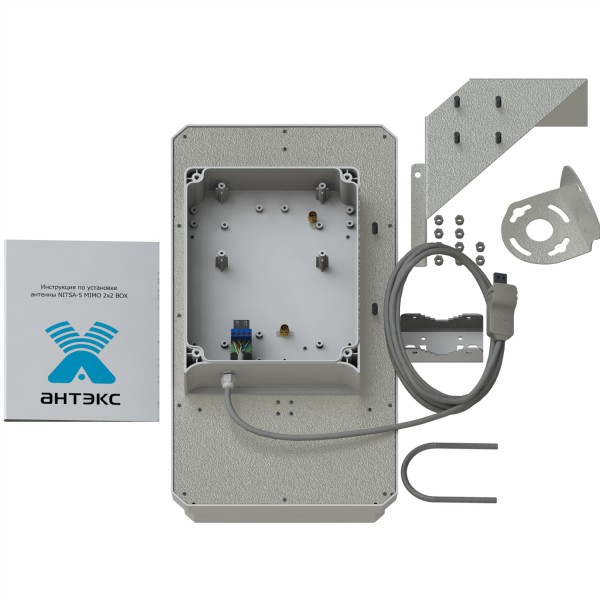 Детальное изображение товара "Антенна Антэкс NITSA-5 MIMO BOX панельная с гермобоксом 14 дБ" из каталога оборудования Антенна76