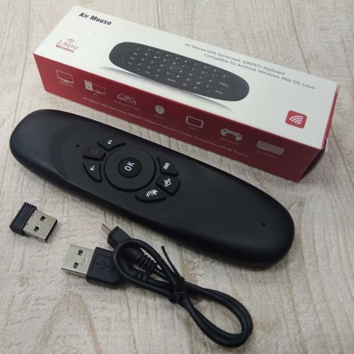 Детальное изображение товара "Беспроводная клавиатура/мышь для android TV DVS AM-100" из каталога оборудования Антенна76