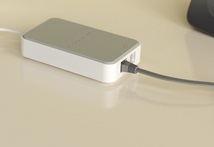 Детальное изображение товара "USB-адаптер Keenetic Linear для двух аналоговых телефонов" из каталога оборудования Антенна76