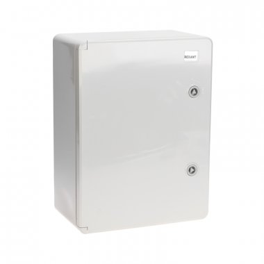 Корпус пластиковый REXANT ЩМПп 400х300х170мм с монтажной панелью, ABS, УХЛ1, IP65