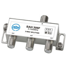 Сплиттер RTM SAH306F, 3 выхода, 5-1000 Мгц, 6 db