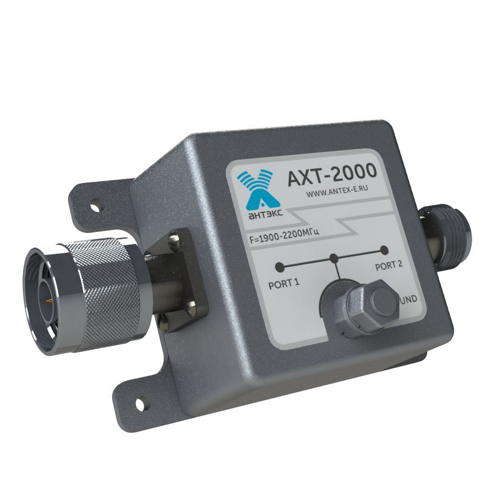 Детальное изображение товара "Грозозащита Антэкс AXT-2000-N/S (1925-2175 МГц)" из каталога оборудования Антенна76