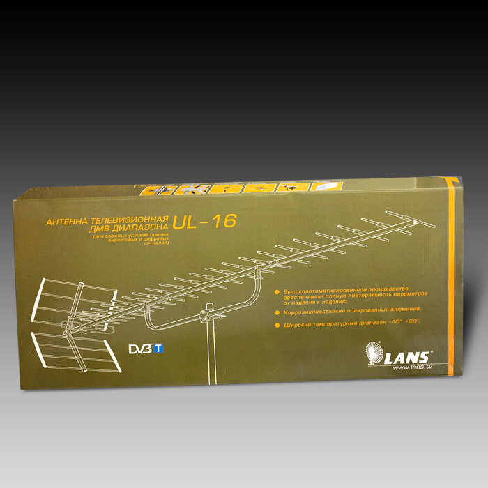 Детальное изображение товара "Антенна телевизионная пассивная LANS UL-16" из каталога оборудования Антенна76