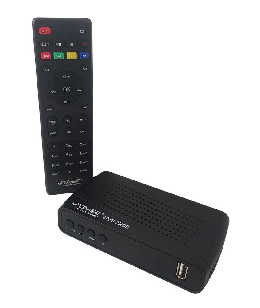 Детальное изображение товара "ТВ приставка DVB-T2/T/C Divisat DVS 2203" из каталога оборудования Антенна76