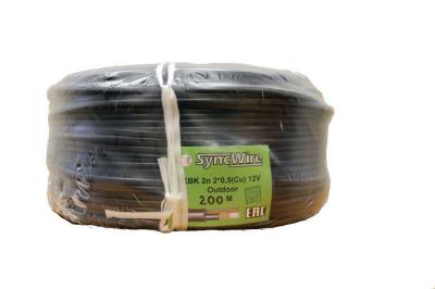 Кабель КВК 2П 2х0,5 LV 12V SyncWire с облегченным экраном (моножила питания) Кабель КВК 2П 2х0,5 LV 12V SyncWire с облегченным экраном (моножила питания)