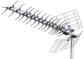 Детальное изображение товара "ТВ антенна Locus Меридиан-60 AF TURBO (L 025.60 DT) активная уличная" из каталога оборудования Антенна76